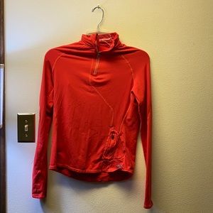 Lightweight blend half zip tee